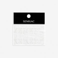 16 Folia Transferowa Semilac White Lace koronka