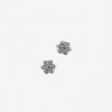 779 Nail decoration Semilac Silver Snowflakes 2pcs