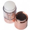 Siliconen stempel voor Franse postzegels, diameter 2,7 cm, kleur champagne