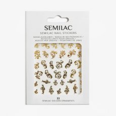 SE329 11 Semilac naklejki na paznokcie Golden Ornaments