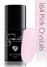 164 UV Hybrid Semilac Pink Crystals 7ml